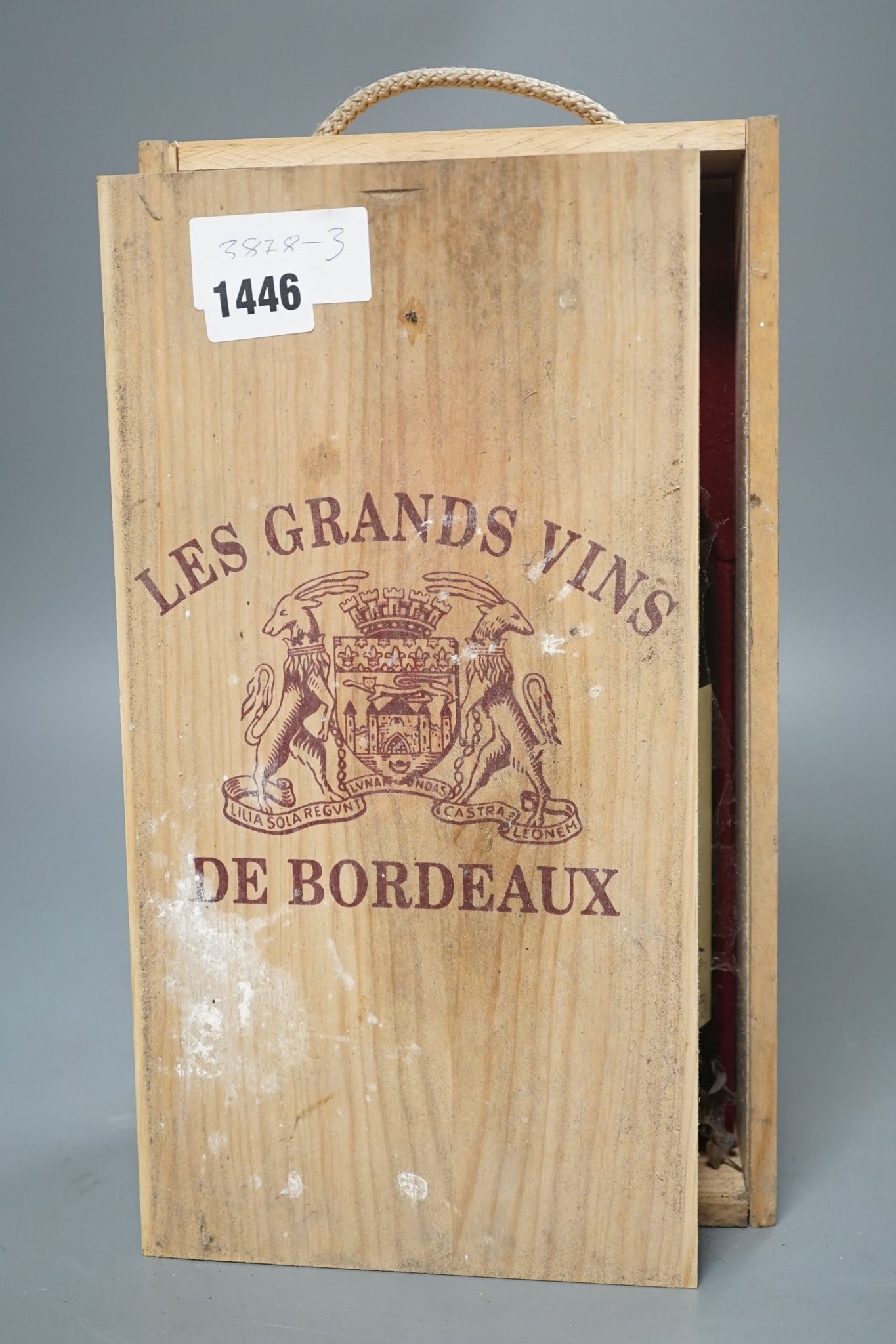 Les Grands Vin de Bordeaux, 2011 and 2012, two bottles, in case